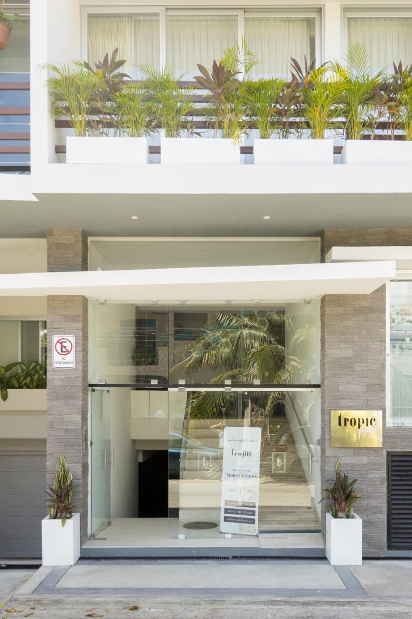 Tropic Playa Apartments 普拉亚卡门 外观 照片